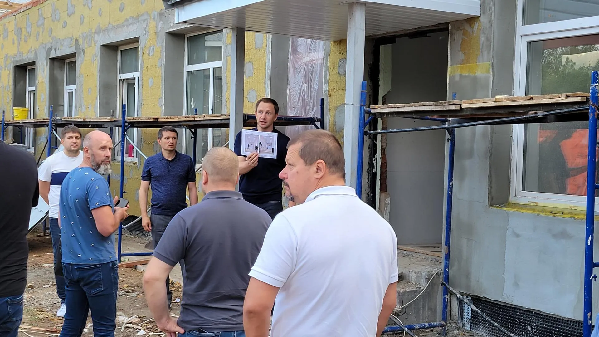 Капремонт в школе в селе Красногорска завершен на 60%