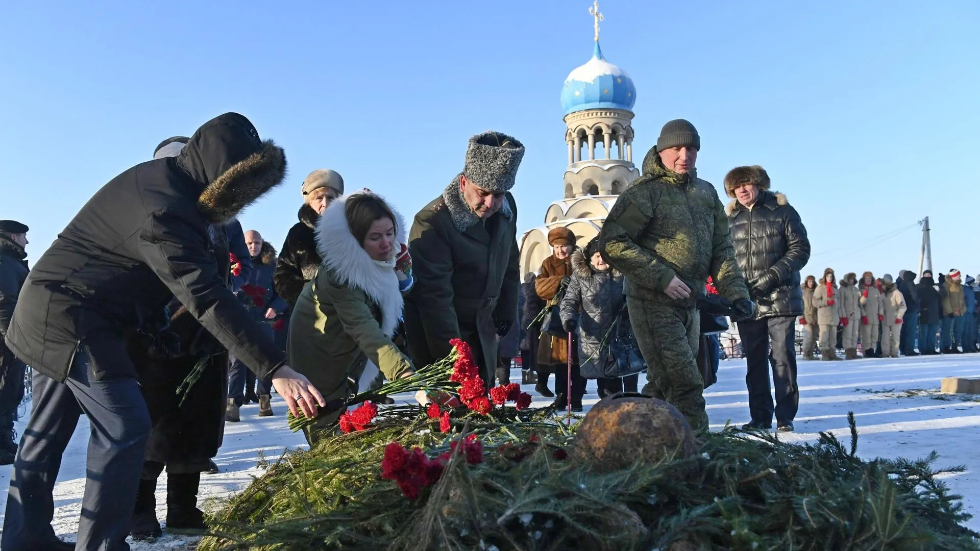 Останки 7 советских солдат ВОВ перезахоронили в Можайском округе