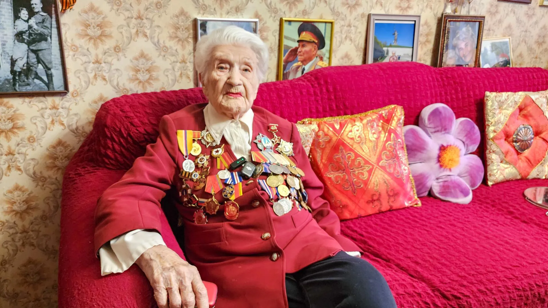 102-летний ветеран ВОВ Мария Рохлина из Подольска выступит на международной премии Евразия