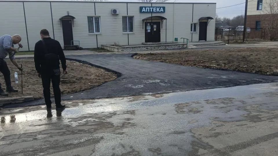 В Истре завершилось благоустройство территории после ремонта теплосетей