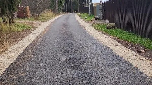 В Щелкове завершены ремонтные работы по устройству асфальтированной дороги
