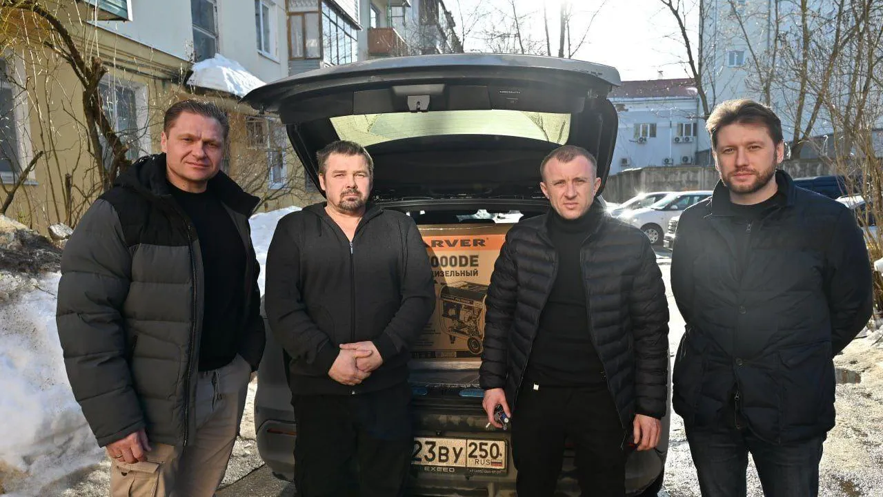 В Серпухове поддержали участника СВО и передали гумпомощь