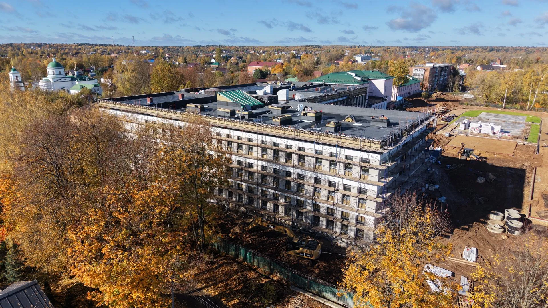 В Истре начали чистовую отделку корпуса «Новопетровской школы №2»