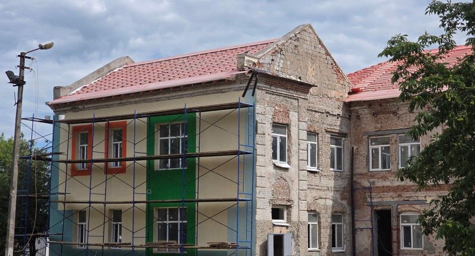 Подмосковные строители рассказали о восстановлении яслей-сада в Мариуполе