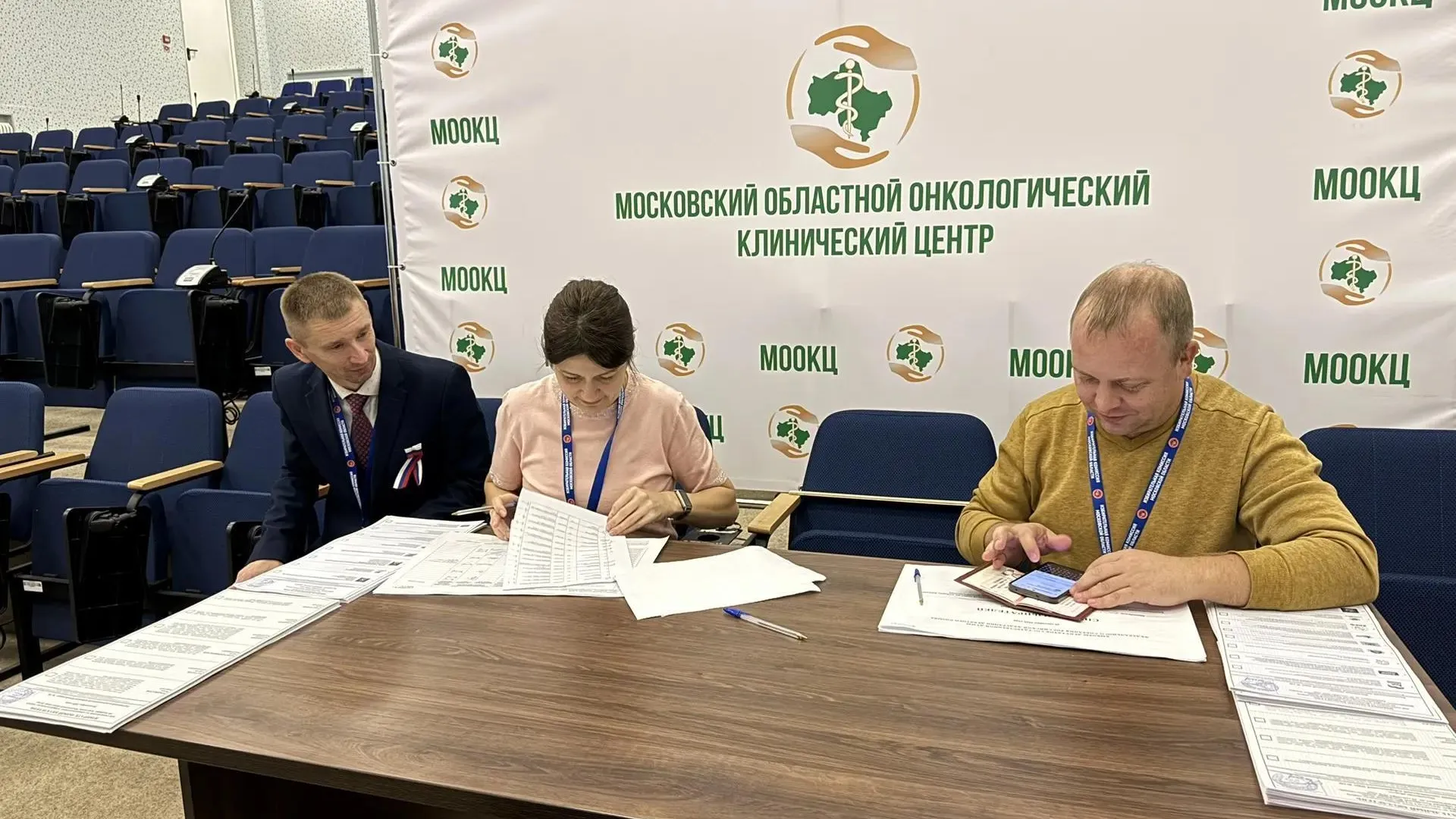 В Подмосковье на выборах 18–20 сентября открыли участок в онкоцентре