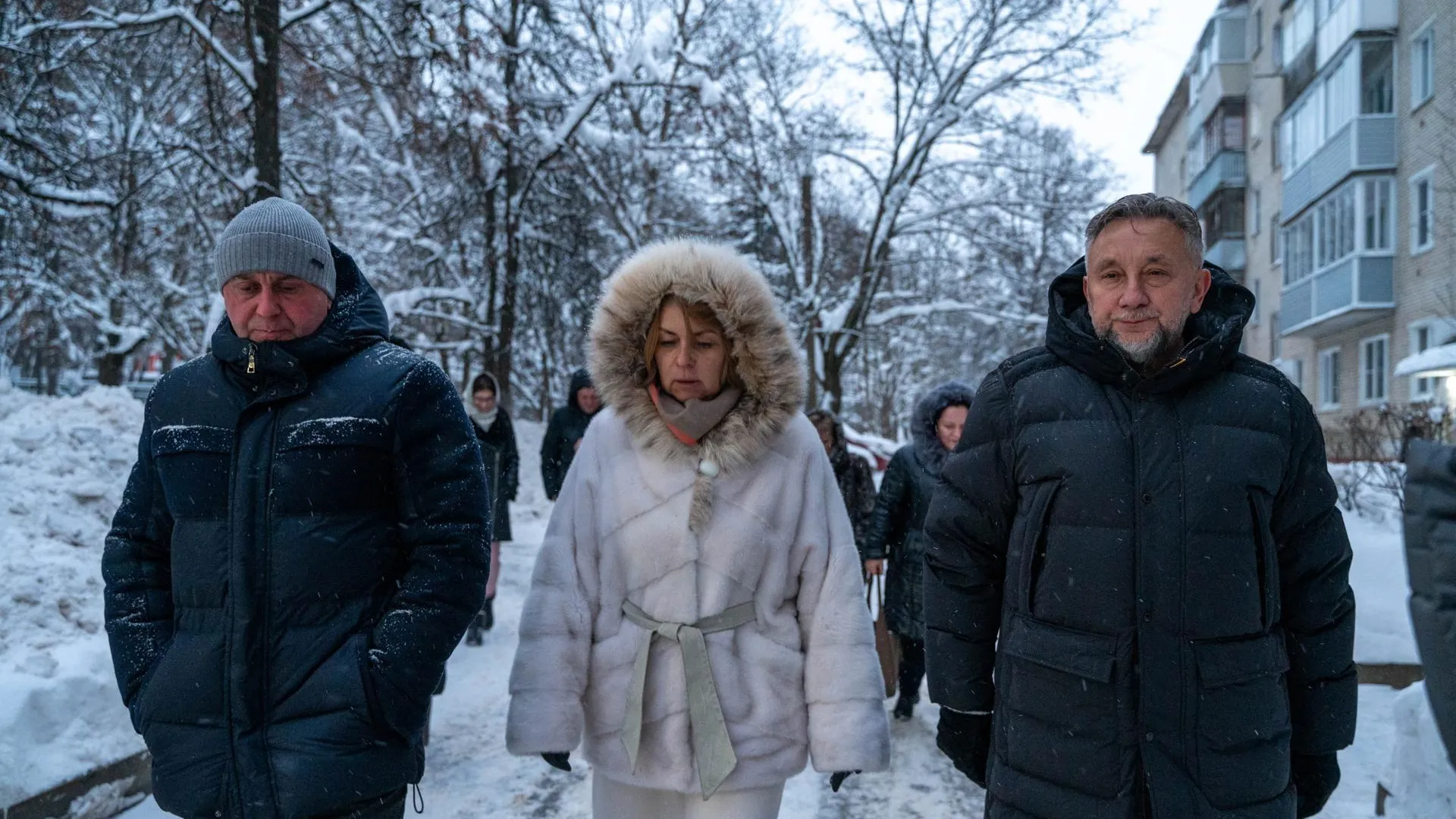 Глава Домодедово проверила уборку снега в микрорайоне Авиационный 16 января