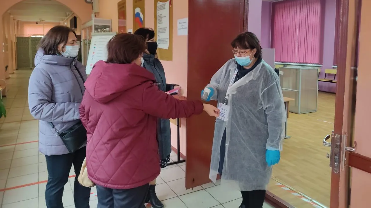 На избирательных участках Люберец при термометрии не выявили ни одного заболевшего