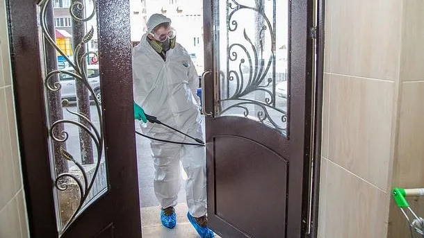 Спецобработку подъездов проводят в Одинцовском округе в случае выявления жильцов с Covid