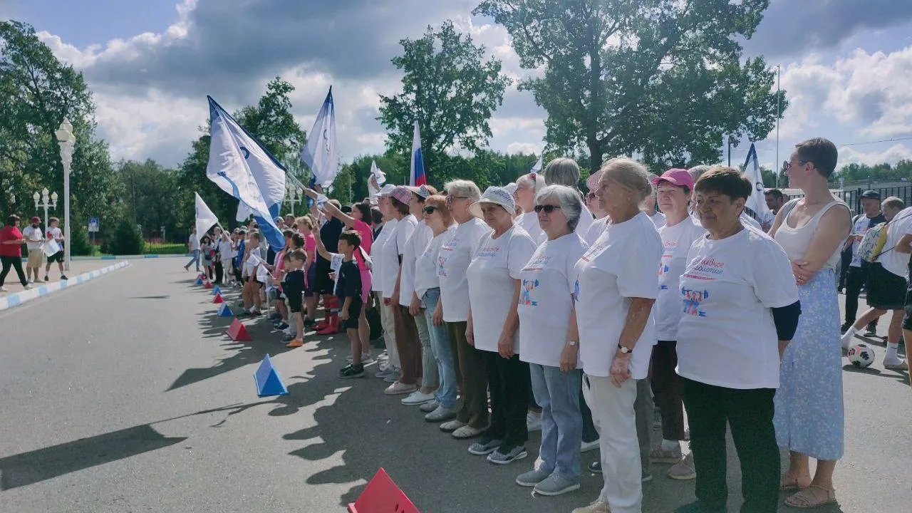 В Ступине участники «Активного долголетия» приняли участие в «Физкульт фесте»