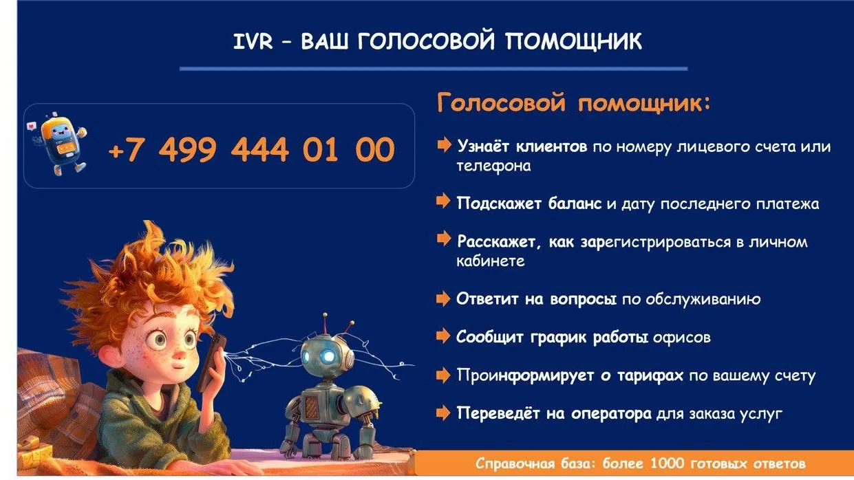 Голосовой помощник МосОблЕИРЦ принял 100 тысяч показаний за месяц