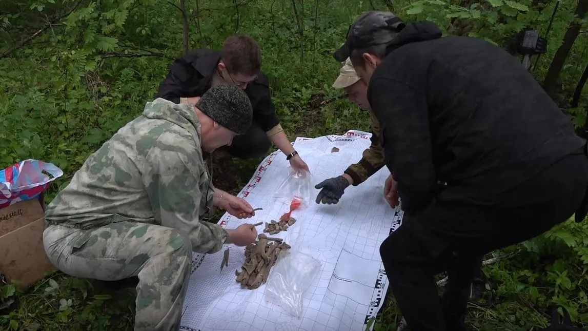 Останки еще одного советского солдата нашли и подняли под Чеховом
