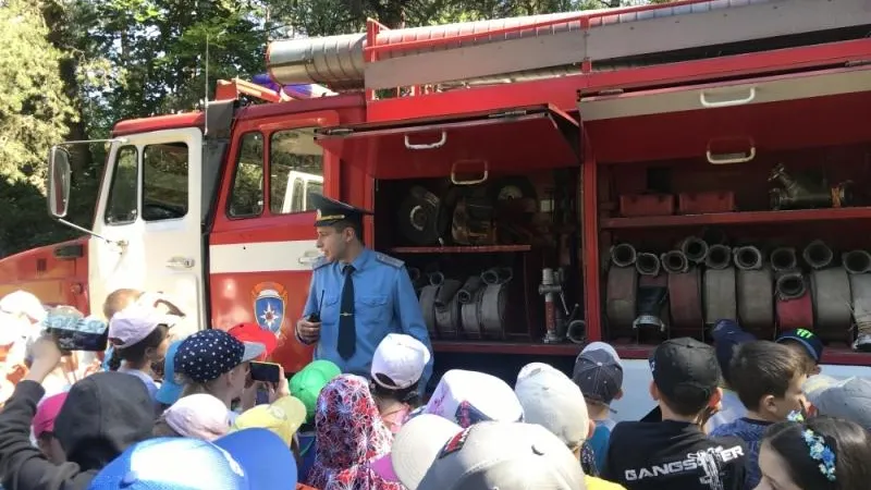 Более 340 детей из санатория в Люберцах приняли участие в Дне пожарной безопасности