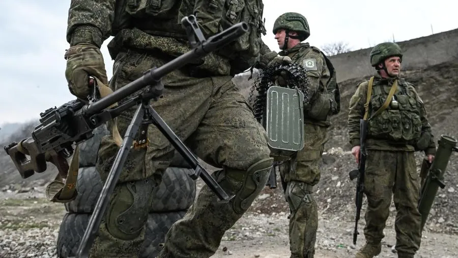 Российские солдаты освободили населенный пункт в Сумской области