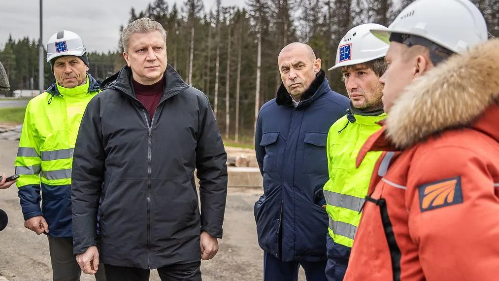 Строительство нового участка ЦКАД проверил глава Одинцова