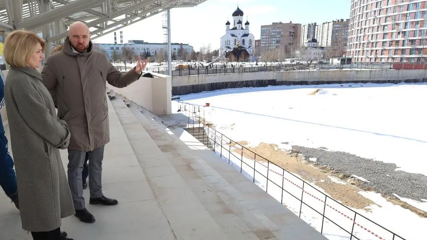 Строительство стадиона в микрорайоне №25 Мытищ завершат к 1 сентября
