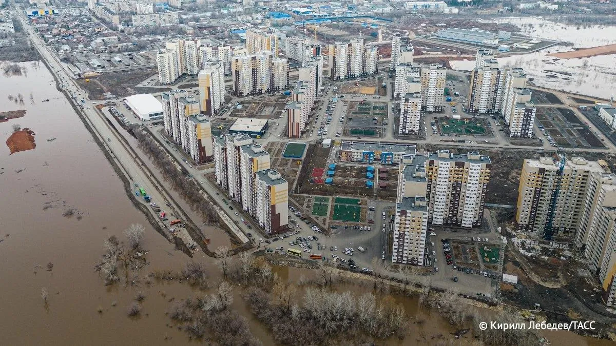 Вода в Оренбурге продолжает прибывать