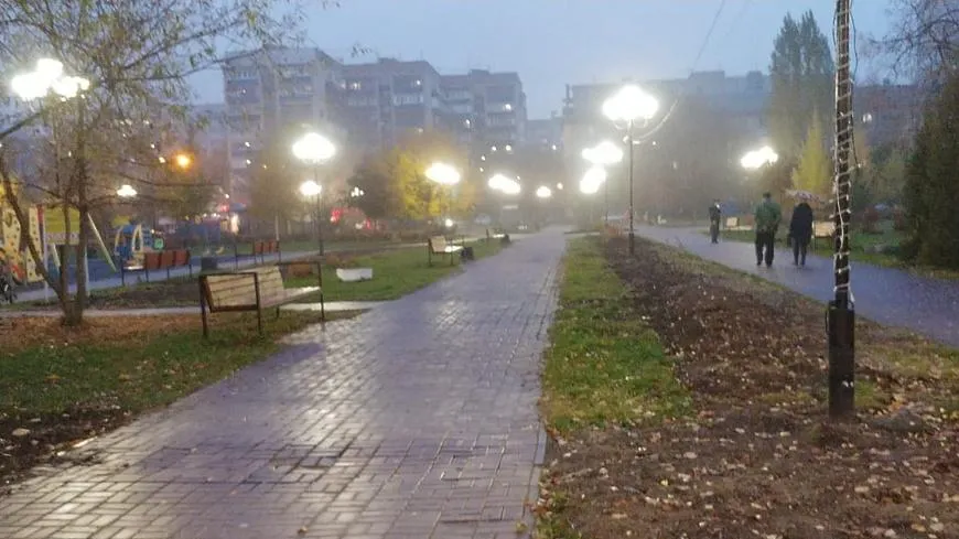 В Детском парке Подольска отремонтировали освещение