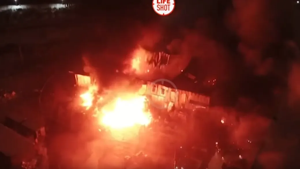Пожар локализовали на складе в Одинцове