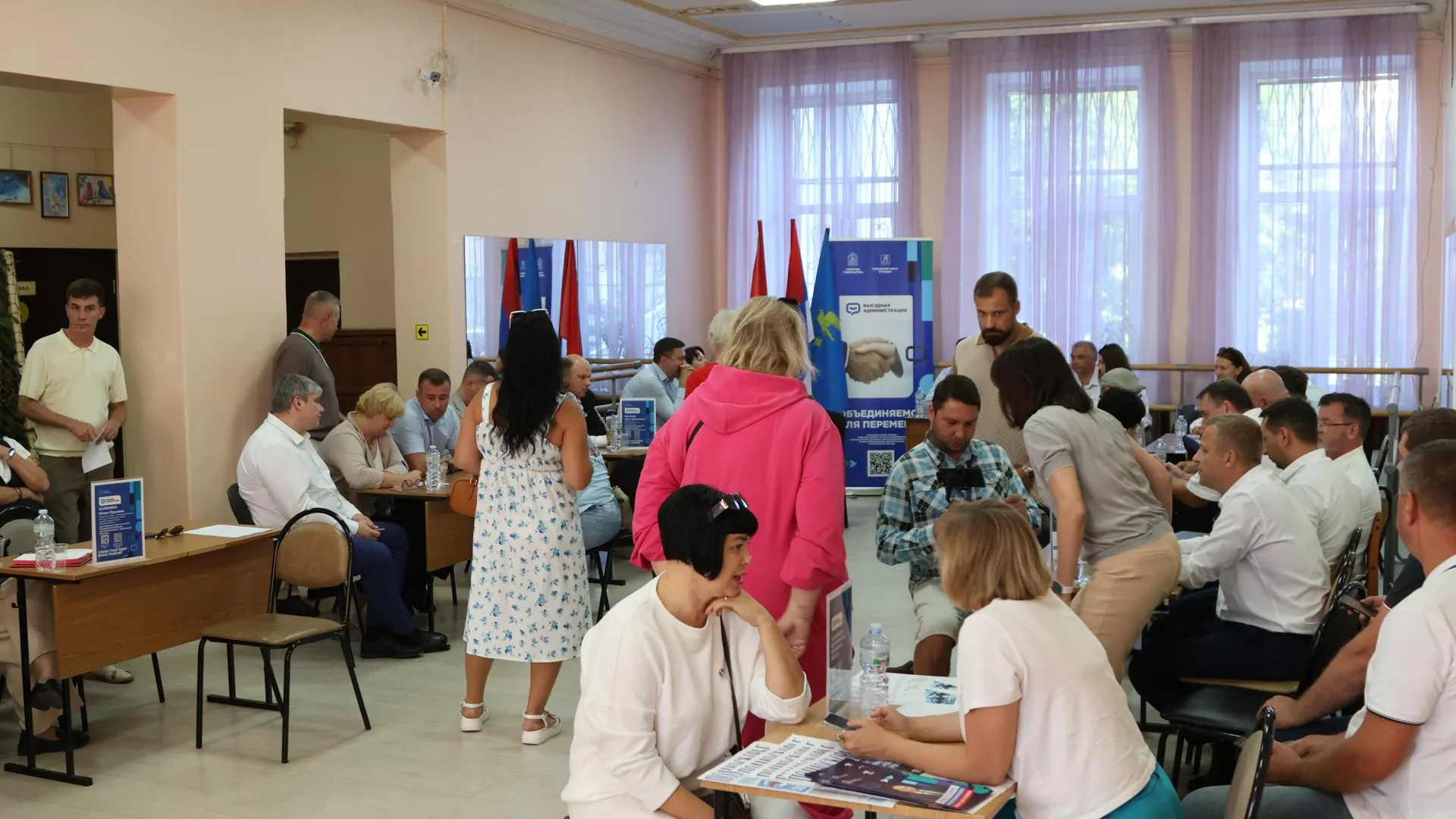 В Ступине жители Жилева обсудили благоустройство на выездном приеме