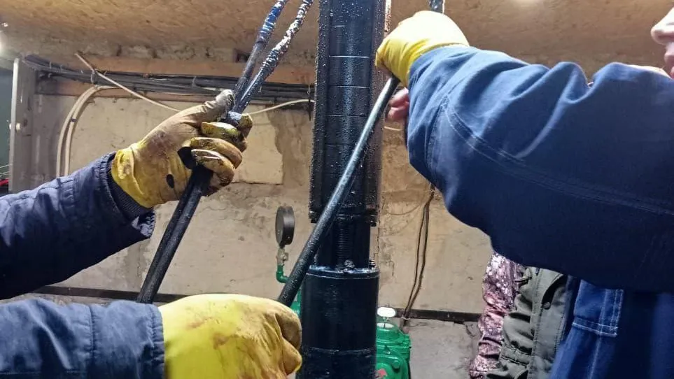 На артезианской скважине в Орехово-Зуеве установили новый глубинный насос