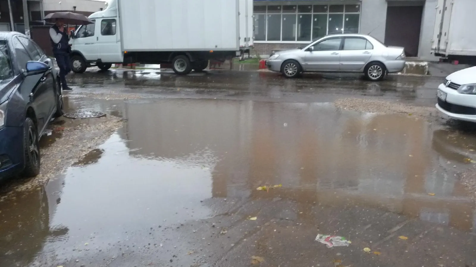 В Подольске отремонтировали автодорогу на Кольцевой улице по просьбе жителя
