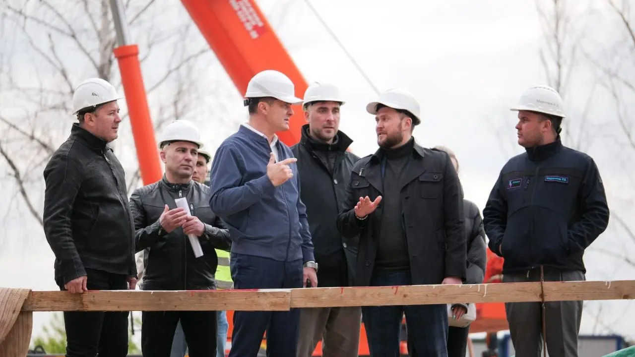 Глава Люберец проверил строительство детсада в ЖК «Первый Лермонтовский»