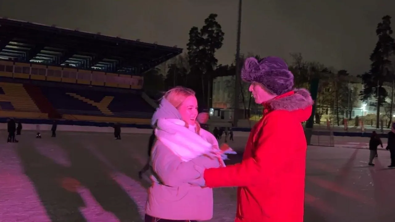 В Красногорске на стадионе «Зоркий» впервые провели дискотеку на льду