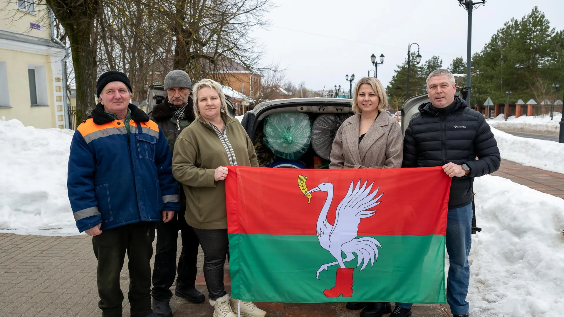В Талдомском округе отправили гумгруз бойцам СВО