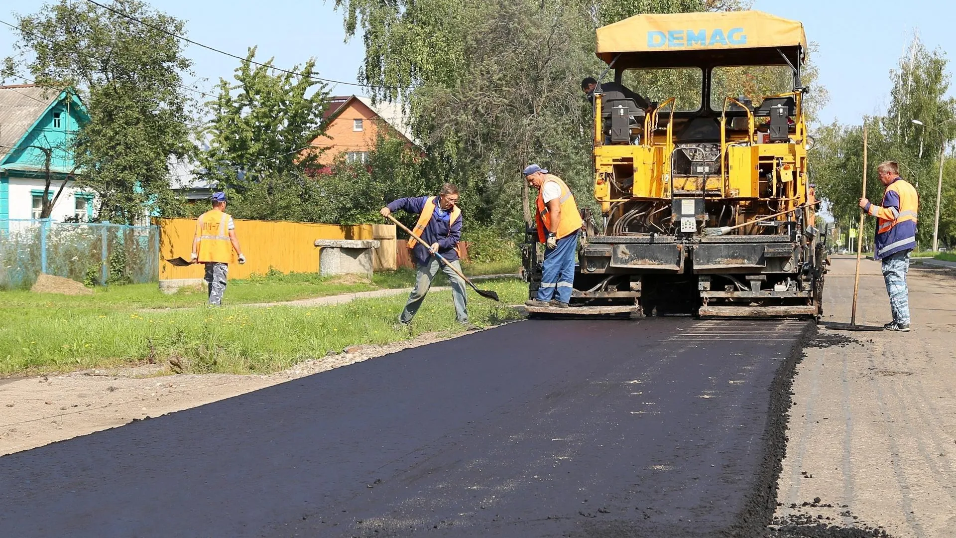 Работа над программой по ремонту дорог в округе Луховицы выполнена на 50%