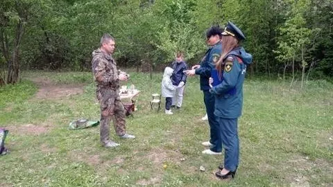 Противопожарные рейды в местах отдыха провели в Лосино‑Петровском