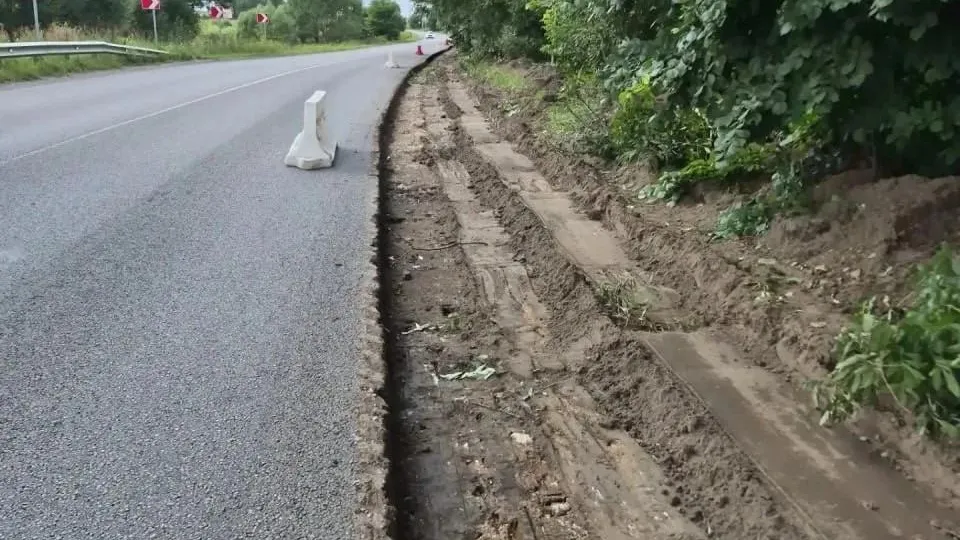 В Богородском округе начали строить тротуар в Ивашеве