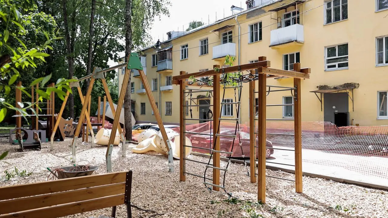 В Мытищах в этом году приводят в порядок 21 дворовую территорию