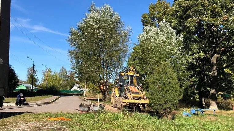 В одном из дворов Подольска установят хоккейную коробку в рамках работ по благоустройству