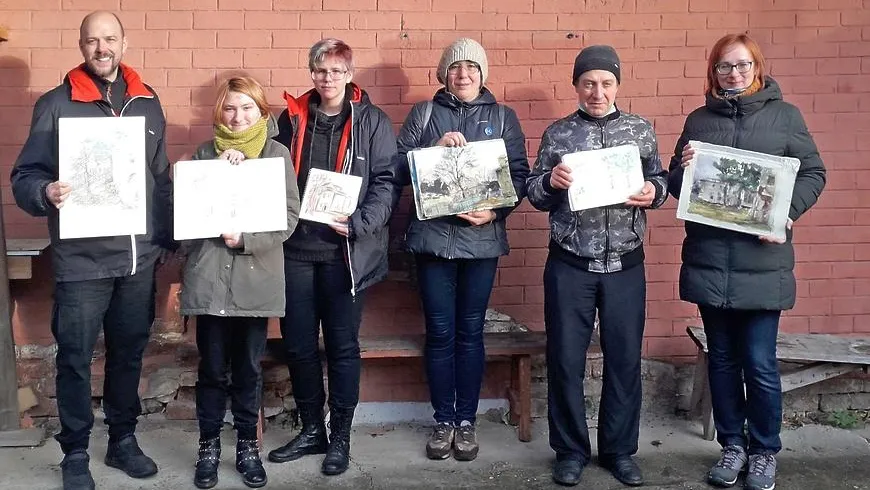 В усадьбе Плещеево Подольска провели экскурсию и пленэр для столичных художников