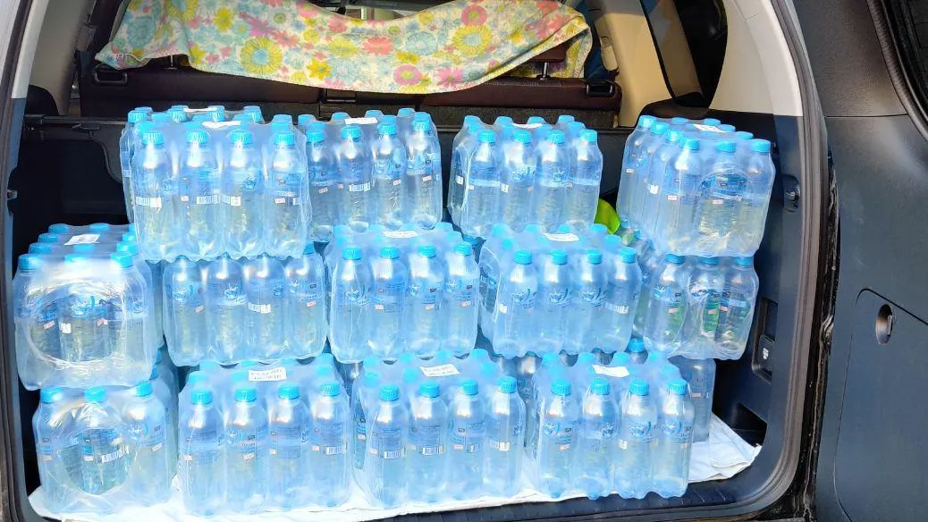 400 л питьевой воды передали медикам в Красногорске