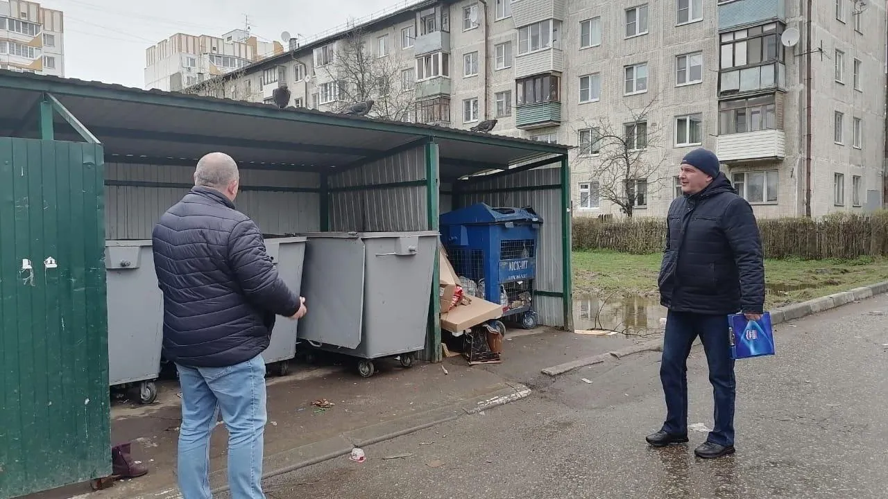 Проблемную площадку для сбора мусора переоборудуют в Подольске по просьбе жителей
