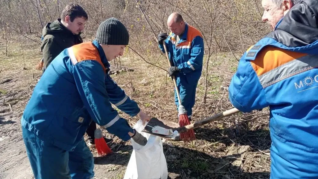 Работники 10 филиалов «Мособлэнерго» приняли участие в субботниках в Подмосковье