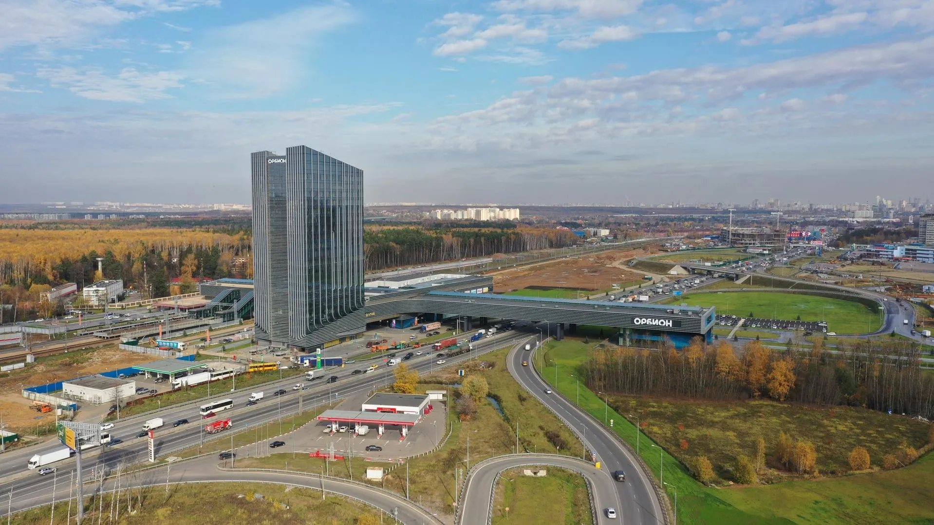 Вторую очередь транспортного хаба «Орбион» открыли в Сколкове