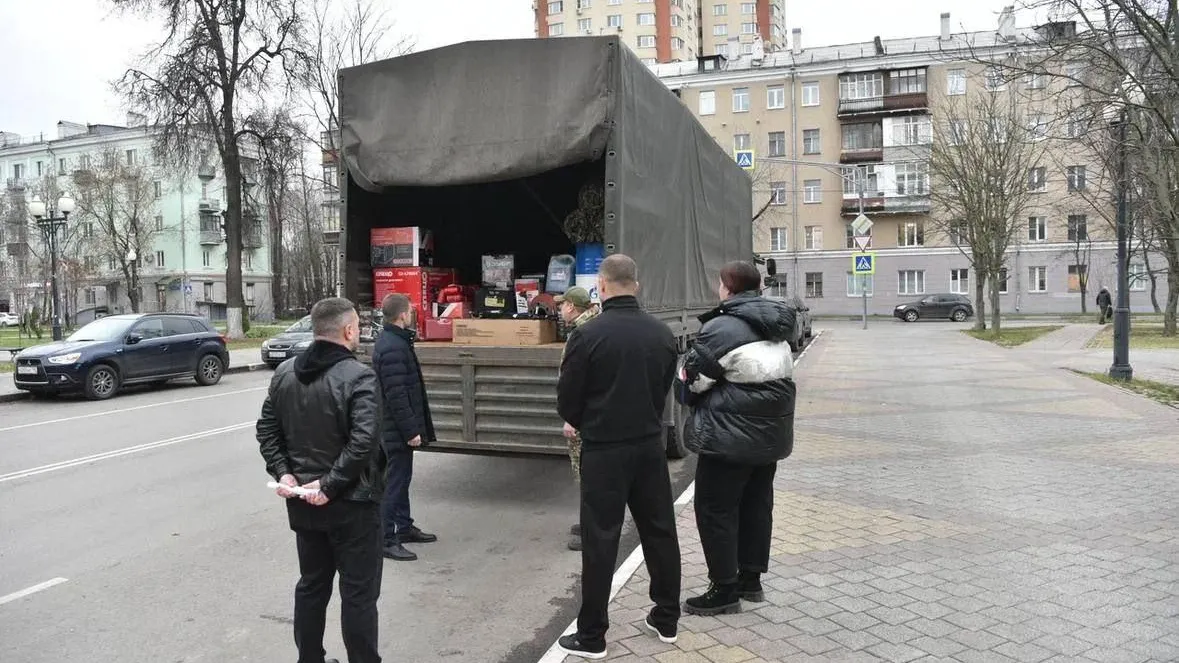Гуманитарный конвой отправлен из Балашихи в Белгородскую область