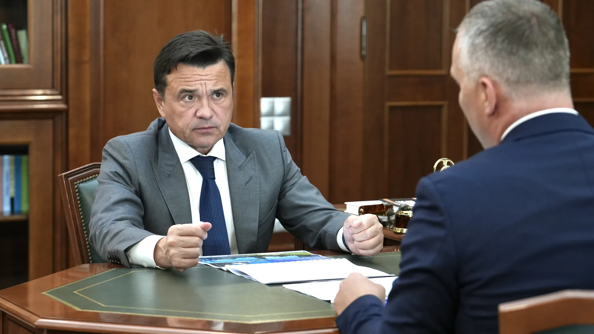 Андрей Воробьев поблагодарил Романа Шамнэ за работу в Наро-Фоминском округе