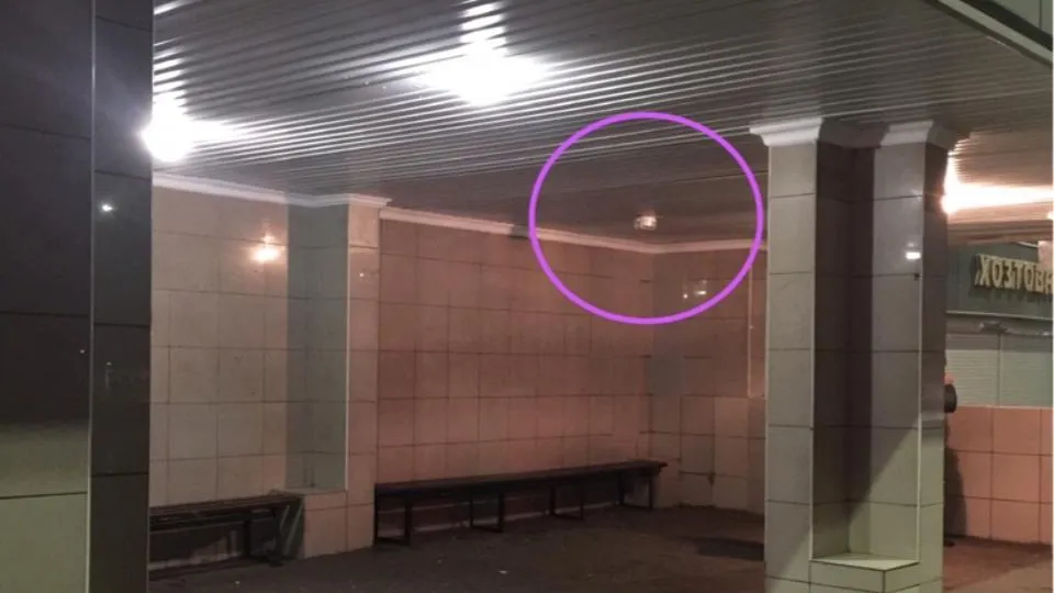 В Подольске восстановили освещение на одной из автобусных остановок