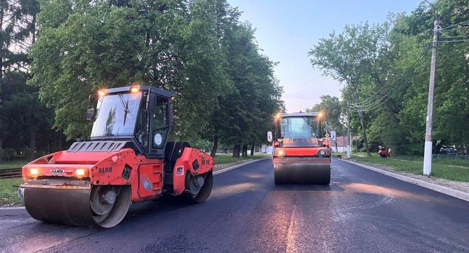 Рекордный объем ремонта дорог выполнят в этом году в округе Коломна