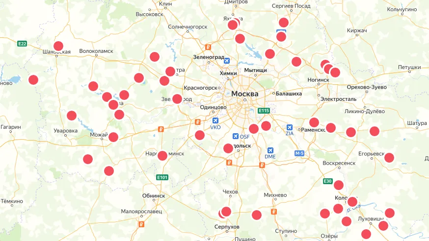 Опубликована карта сельского туризма в Московской области