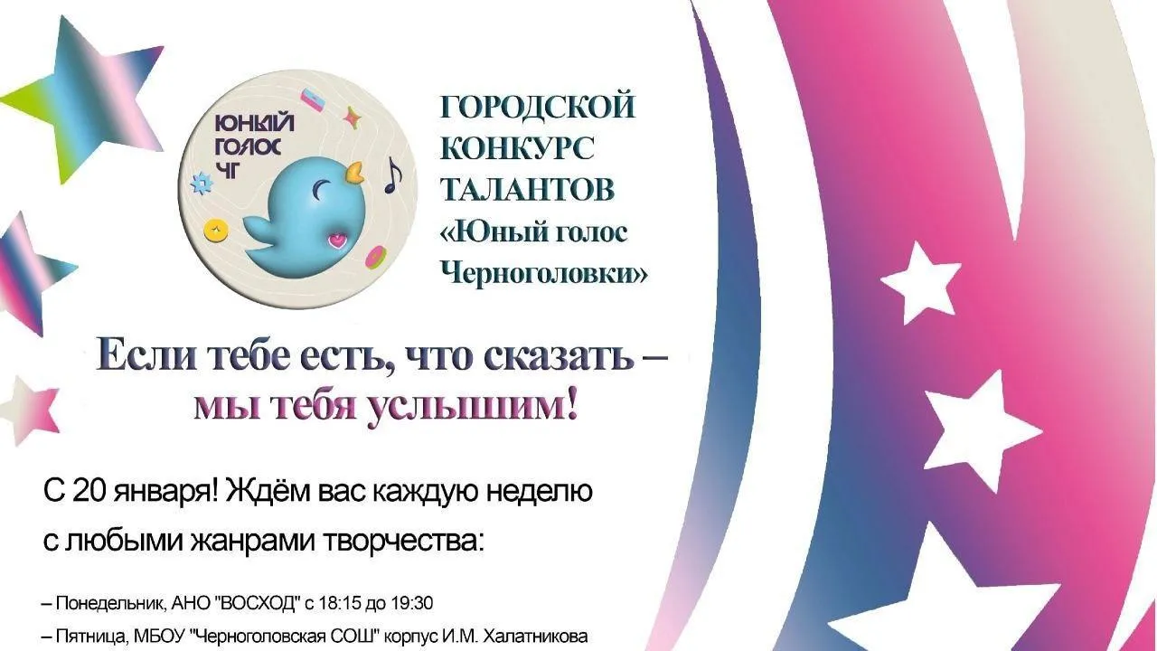 В Подмосковье состоится конкурс талантов «Юный голос Черноголовки»