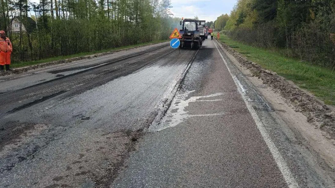 В Орехово‑Зуеве приступили к укладке нового покрытия на Шатурском шоссе