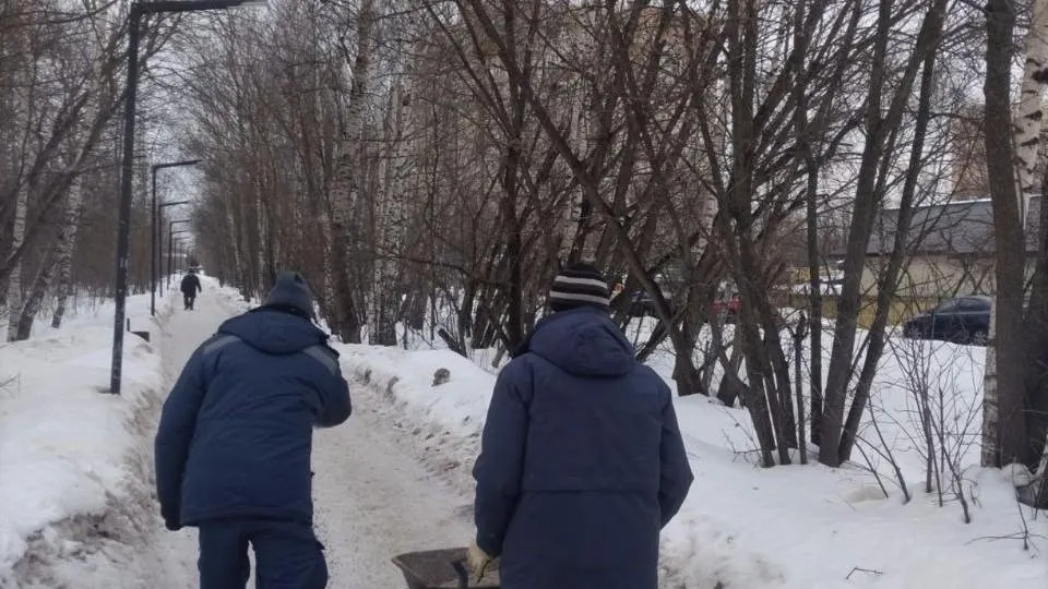 В Долгопрудном 4 марта усилили обработку дорог из-за гололеда