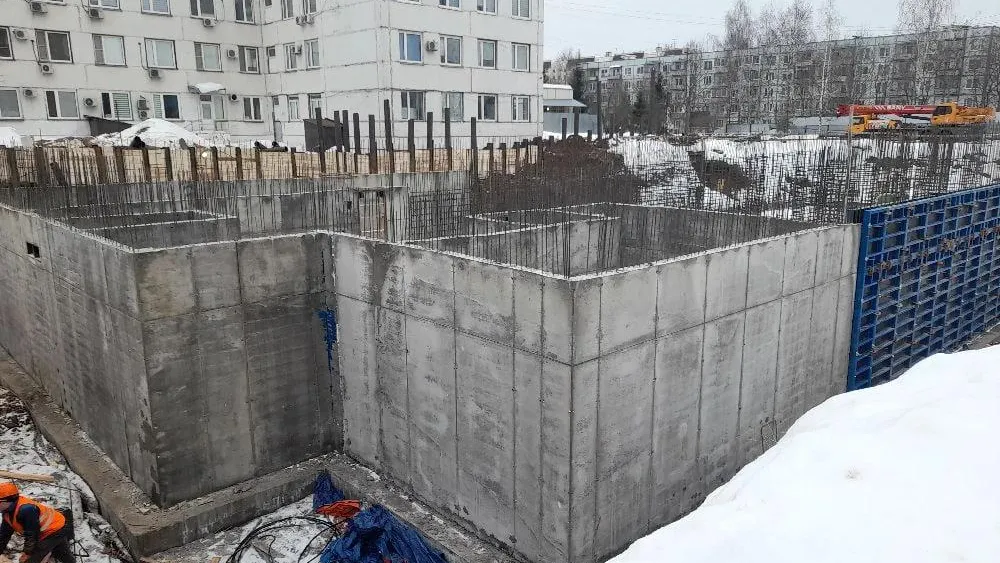 В Красногорске начали монолит нового корпуса поликлиники