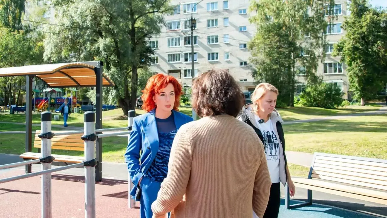 В Истре завершили обновление спортплощадки на улице Юбилейной