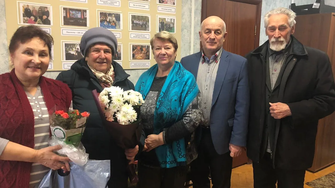 Ветерана труда из Подольска поздравили с 85‑летием