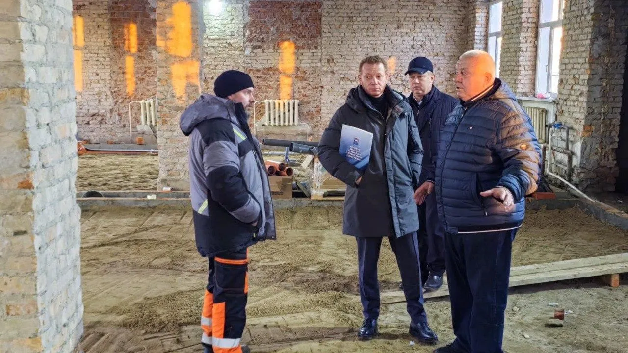 Продолжается капремонт Центра образования № 23 в Богородском округе